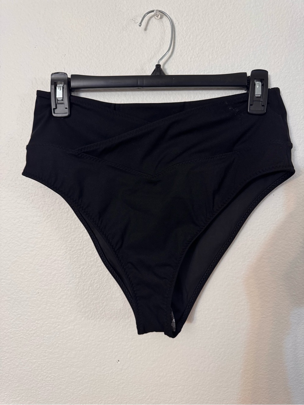 Fabletics Black High-Rise Bikini Bottoms
